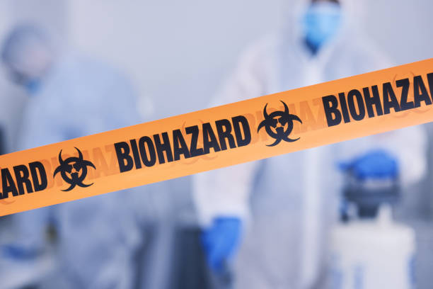 Professional Unattended Death Cleanup technician working in Albany, IN